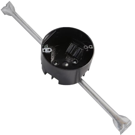 Cantex 20 cu in, Ceiling Box Type, Polycarbonate, Round Shape EZ20CHGL